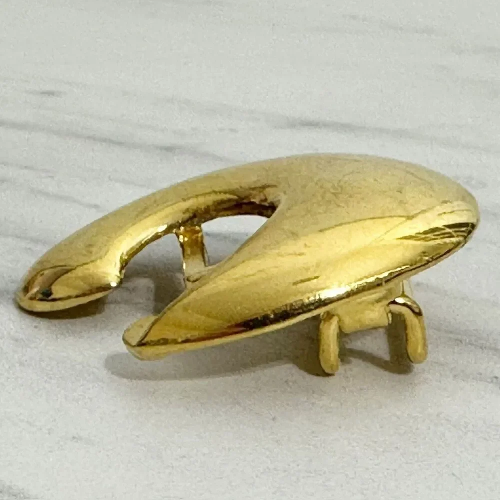 Douglas Paquette Vintage Gold Tone Belt Buckle Piece